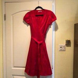 Silk wrap dress by Calypso